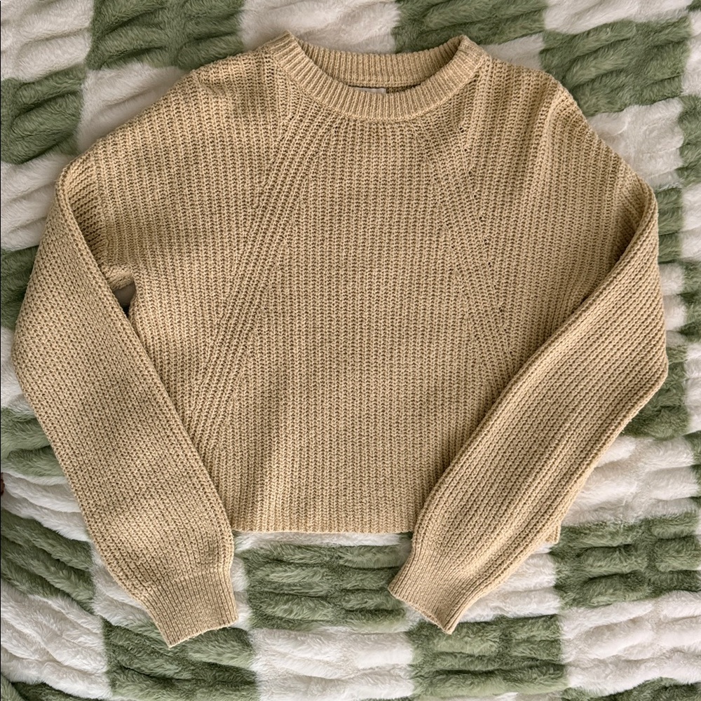 BP Cozy Cream Knit Sweater